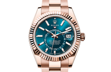 Load image into Gallery viewer, Sky-Dweller, Oyster, 42 mm, Everose gold Front Facing