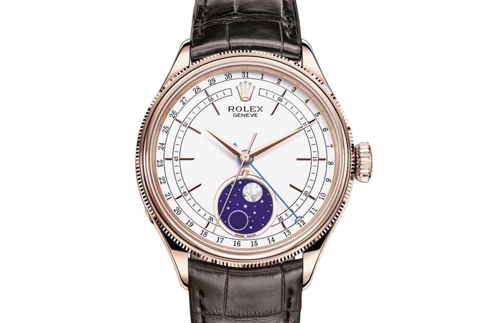 Cellini Moonphase, 39mm, Everose Gold Front Facing