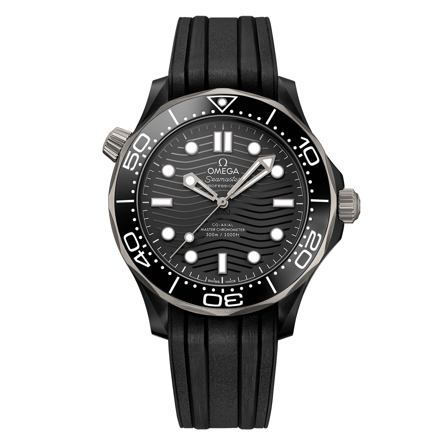 OMEGA Seamaster Diver 300m Co-Axial Master Chronometer 43.5mm, Black Rubber