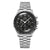 OMEGA Co-Axial Speedmaster Men&#39;s Watch with Black Dial Presented on Polished Bracelet