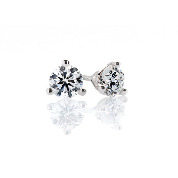 1.05 ct. tw. Diamond Round Cut Earring Studs | AE14-018