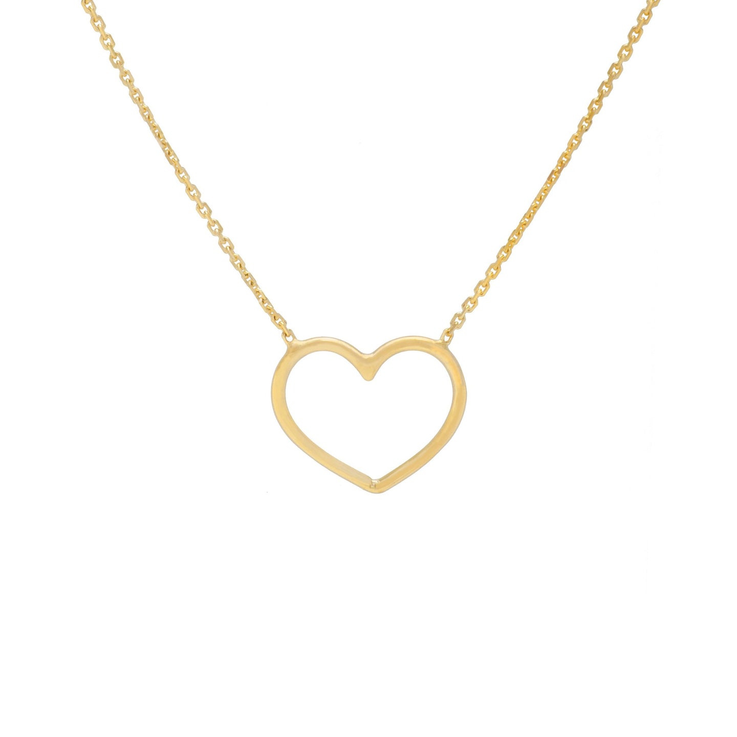 Sabel Everyday Collection 14K Yellow Gold Heart Necklace