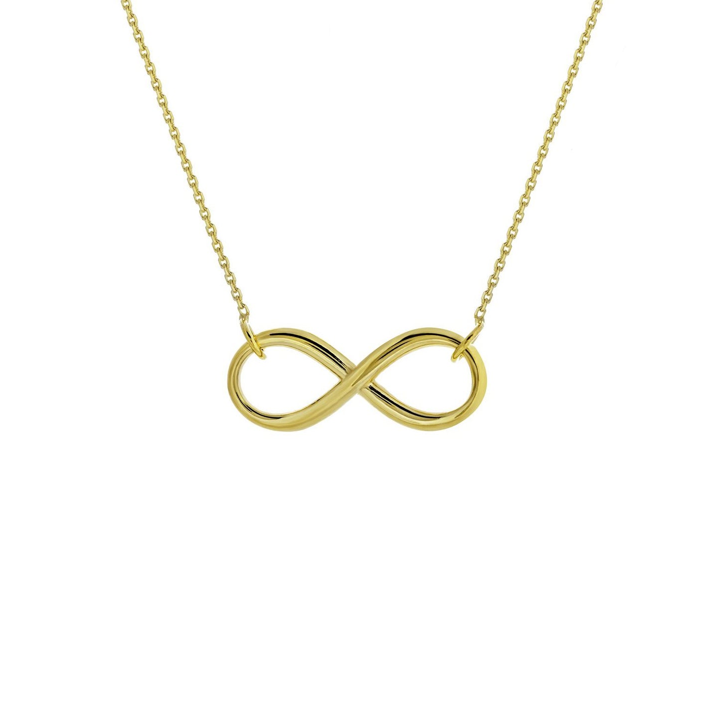 Sabel Everyday Collection 14K Yellow Gold Infinity Necklace