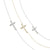 Sabel Everyday Collection 14K Yellow Gold Sideways Cross Necklace