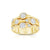 Load image into Gallery viewer, Sabel Collection Three Row Bezel Set Diamond Ring in 14K Yellow Gold