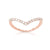 Load image into Gallery viewer, Sabel Collection Rose Gold Diamond &quot;V&quot; Ring