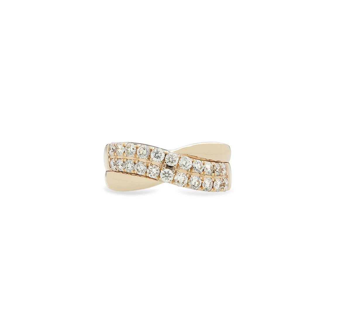 Sabel Collection 14K Yellow Gold Diamond Bypass Ring