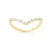 Sabel Collection Diamond &quot;V&quot; Ring in 14K Yellow Gold