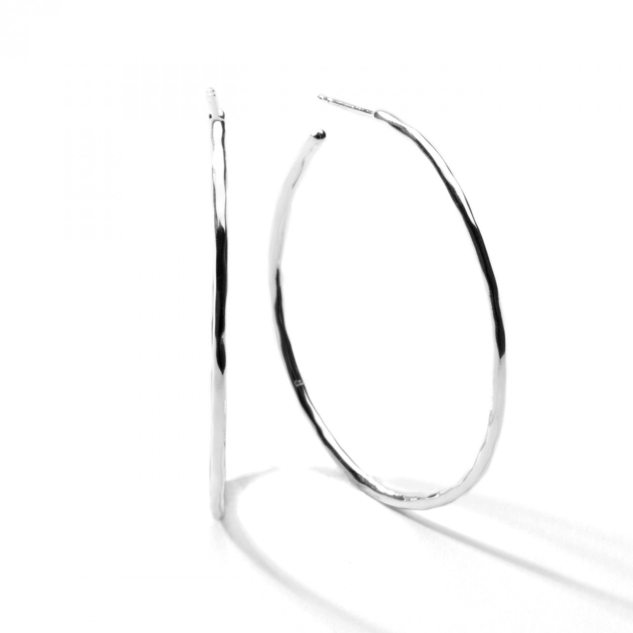 IPPOLITA Classico Sterling Silver #3 Squiggle Hoop Earrings