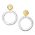 IPPOLITA Chimera Sterling Silver and 18K Yellow Gold Classico Snowman Earrings