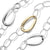 IPPOLITA Chimera Sterling Silver and 18K Yellow Gold Cherish Link Chain Necklace