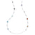 IPPOLITA Rock Candy® Sterling Silver Lollipop Long Mixed Shape Station Necklace in Multi