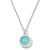 IPPOLITA sterling silver pendant necklace turquoise and clear quartz doublet with diamonds