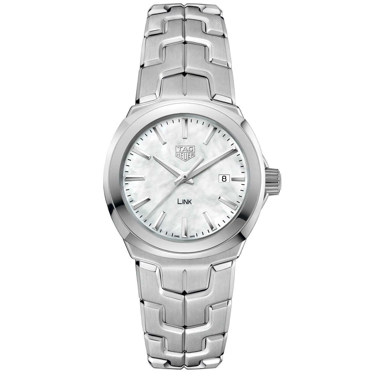 TAG Heuer Link Ladies' Quartz Movement White Mother-of-Pearl Dial Watch