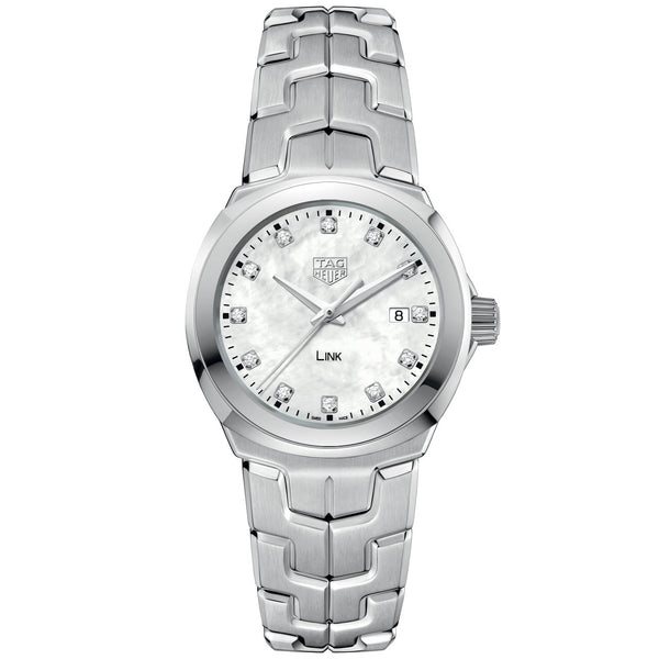 TAG Heuer Ladies Link Mother of Pearl Diamond Watch Fink s