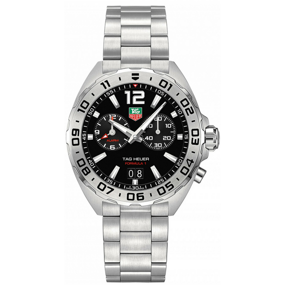 Formula 1 chronograph black dial men's watch shop