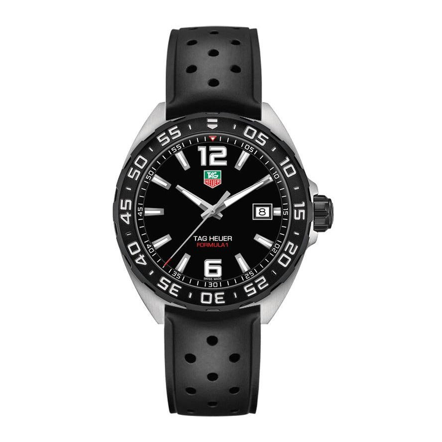 TAG Heuer Formula 1 Men's Quartz Black Dial and Strap Watch